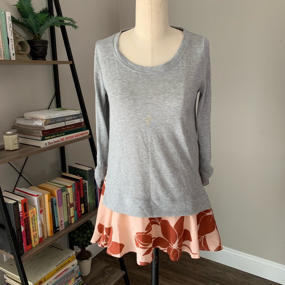 Anthropologie Heather Grey 3/4 Heather Sleeve